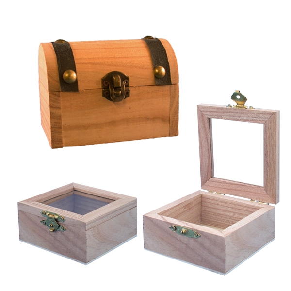 Houten doosjes