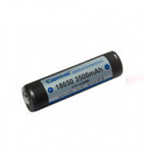 Lithium-ion 18650 batterij 3500mAh oplaadbaar inclusief spacer