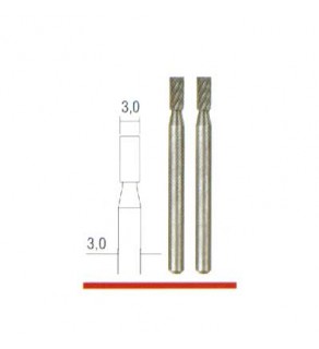 Freesstift staal cilindervorm Ø 3,0 mm.