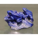 Kikkerpaar van Lapis Lazuli 