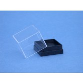 Micromount-doosje 26 x 26 x 26 mm. zwarte sokkel