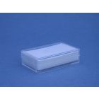 Edelsteendoos 58 x 38 x 17 mm. wit