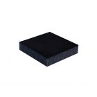 Schuimstof vulling 55 x 55 x 12 mm. zwart