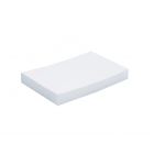 Schuimstof vulling 77 x 48 x 12 mm. wit
