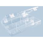 Vakkendoos 335 x 225 x 55 mm. met 6 vakken