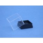 Micromount-doosje 26 x 26 x 26 mm zwarte sokkel