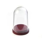 Plastic stolp bordeaux rood, groot