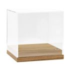 35389 Presentatie box wood 156x156x167 mm.