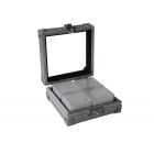 Alu. verzamel vitrine 100x95 mm- 1 vaks 4W