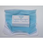 Partijbriefjes 80 x 45 mm wit/blauw. 25 st.