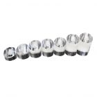 Set van 7 Acrylglas Ringzuilen
