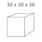 Acrylglaskubus 30 x 30 x 30 mm.