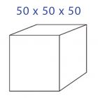 Acrylglaskubus 50 x 50 x 50 mm.