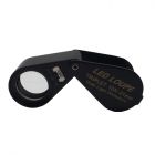 Inslagloupe 10x, Ø 21 mm, met 6 Leds en UV. verlichting 