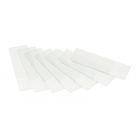 Objectglaasjes Wit Gematteerd 50 st.