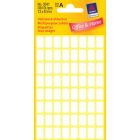 Zelfklevende etiketten 13x8 mm (bxh), wit, 384 st.