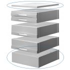 Opbergcassette Onder- en Bovenplaat