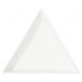 Wiegeschale / Sortierschale Weiß 70 mm. Dreieck