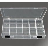 Plastic box 157 x 54 mm with 12 compartments