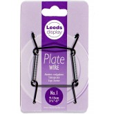 Plate wire black for Ø 3,5 - 5" (9-13 cm)