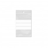 Zip Lock Bag With Writing Surface 60 x 80 mm.