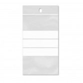 Zip Lock Bag With Writing Surface 80 x 120 mm.