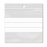 Zip Lock Bag With Writing Surface 100 x 150 mm.