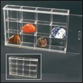 Display Case 180 x 115 x 45 mm. with 12 compartments