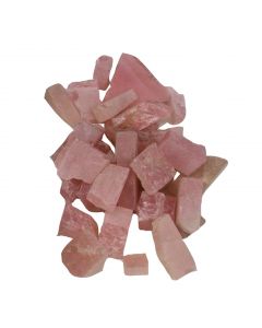 Roze kwarts ruw klein, 1 kg.