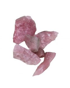 Roze kwarts ruw, 1 kg.
