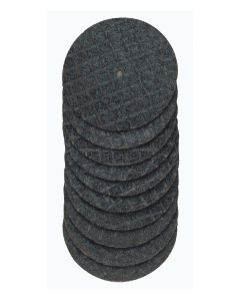 Aluminiumoxide doorslijpschijven, vezelversterkt Ø 22 mm.