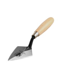 Archeologen Troffel met punt, Geslepen Lemmet en Houten greep 4-1/2"