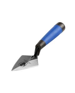 Archeologen Troffel met punt, Geslepen Lemmet en Softgrip 4-1/2"