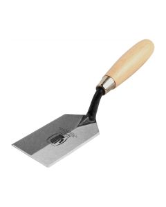 Archeologen Troffel "Margin" met Geslepen Lemmet en Houten greep 5x1-1/2"
