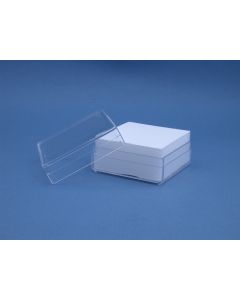 Plasticdoos 59 x 59 x 29 mm. wit