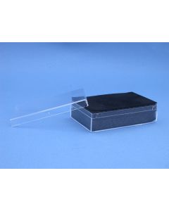 Plasticdoos 81 x 52 x 24 mm. zwart