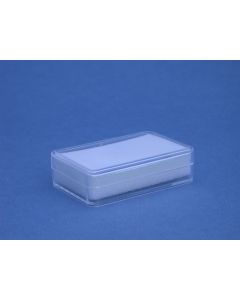 Edelsteendoos 58 x 38 x 17 mm. wit