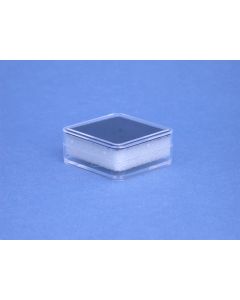 Edelsteendoos 38 x 38 x 17 mm. zwart