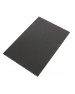 Schuimstof vulling 300 x 200 x 5 zwart zonder toplaag (zelf op maat te knippen)