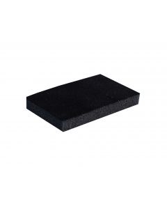 Schuimstof vulling 77 x 48 x 12 mm. zwart
