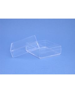 Plastic doosje 59 x 59 x 29 mm.