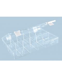 Vakkendoos 335 x 225 x 55 mm. met 12 vakken
