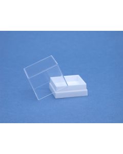 Micromount-doosje 26 x 26 x 26 mm witte sokkel