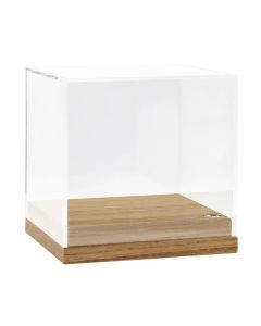 35389 Presentatie box wood 156x156x167 mm.