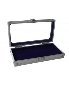 Aluminium verzamel vitrine 195x110 - 1 vak