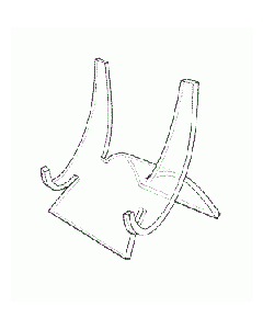 Stoelstandaard smal, maat 4