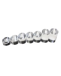 Set van 7 Acrylglas Ringzuilen