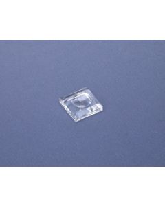 Acrylglas Sokkel 22 x 22 x 6 mm met uitholling