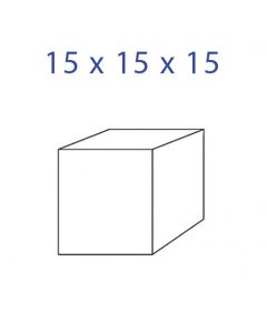 Acrylglaskubus 15 x 15 x 15 mm.