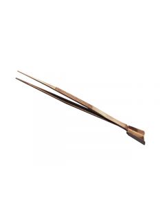 Pincet met rechte spitse punten en schepje 18 cm.